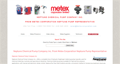 Desktop Screenshot of neptune-pumps.com